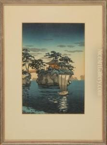 Godaido Shrine by Tsuchiya Koitsu