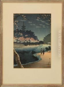 Shinobazu Pond by Tsuchiya Koitsu
