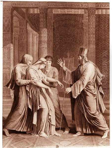 Esther Before Assuerus, illustration from 'Esther' - view 1