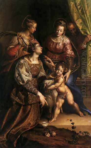 Virgin and Child with Saints - view 1