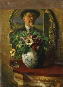 Zelfportret Met Viooltjes