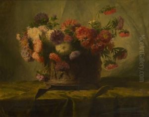 Jardiniere Fleurie by Henri Kokken