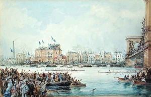 The Oxford and Cambridge Boat Race, 1st April 1871