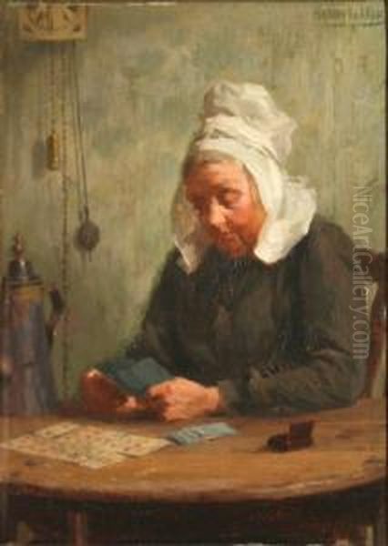 Breton Card Player - view 1