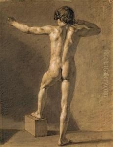 Ruckenakt Einesbogenschutzen by Carl Wilhelm Kolbe