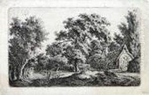 Freier Platz Vor Einem Bauernhof by Carl Wilhelm Kolbe