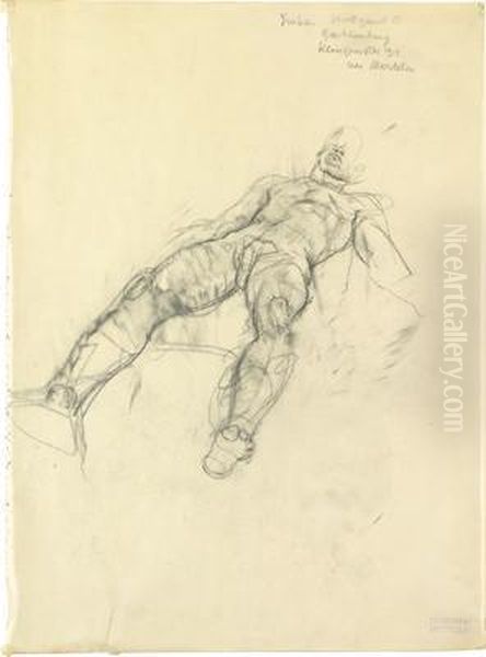 Nudo Maschile Disteso - view 1