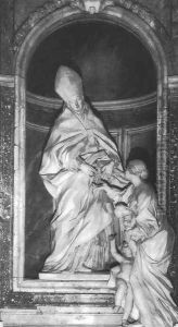 St Thomas of Villanova by Melchiorre Cafn