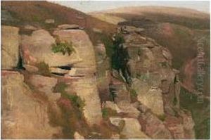 (v) Felsenwand (cliff) by Louis Kolitz