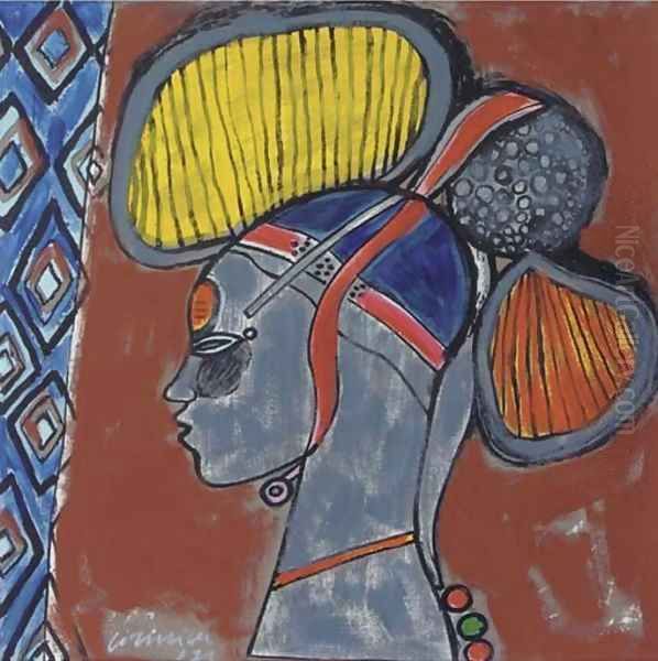 African female profile - view 1