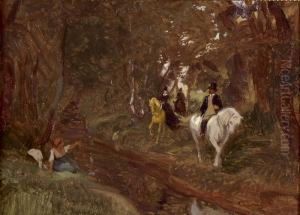 Promenade Equestre by Rudolf Koller