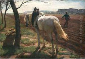 Beim Saen by Rudolf Koller
