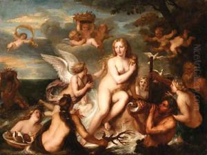 The Triumph of Galatea by Michel des Gobelins Corneille