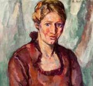 Bildnis Einer Frau by Broncia Koller-Pinell