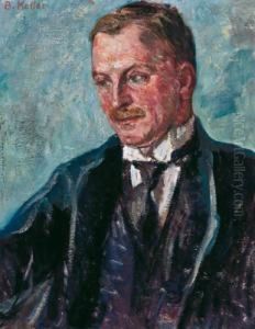 Portrait Dr. Hugo Koller by Broncia Koller-Pinell