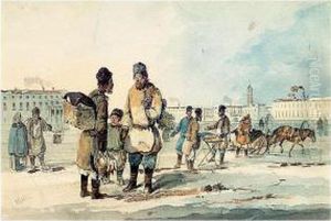 St. Petersburg Itinerants by Carl Ivanovitch Kollmann