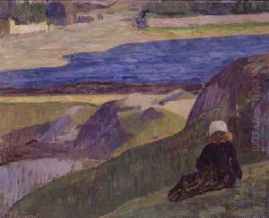 Fille Bretagne au repos by Gad Frederik Clement