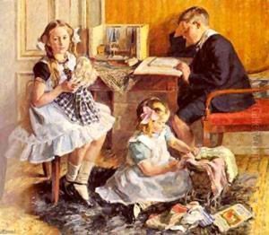 Childrens Pastimes by Gad Frederik Clement