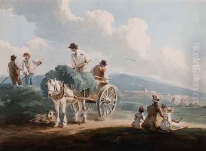 The Hay Wagon by Peter Le Cave