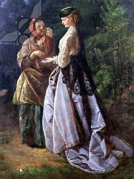 danet and the Strolling Fortune-Teller, 1859 - view 1