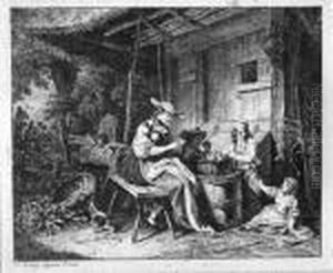 Landschaften, Genre, Jagdstillleben by Franz Niklaus Konig