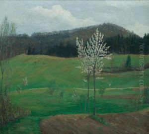 Bluhende Baume by Friedrich Konig