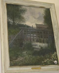 Piccola Diga In Campagna by Friedrich Konig