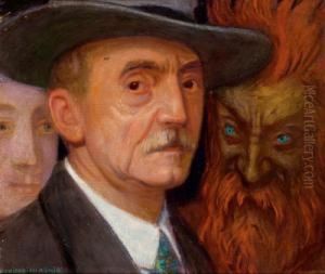 Attributed Three Heads by Friedrich Konig