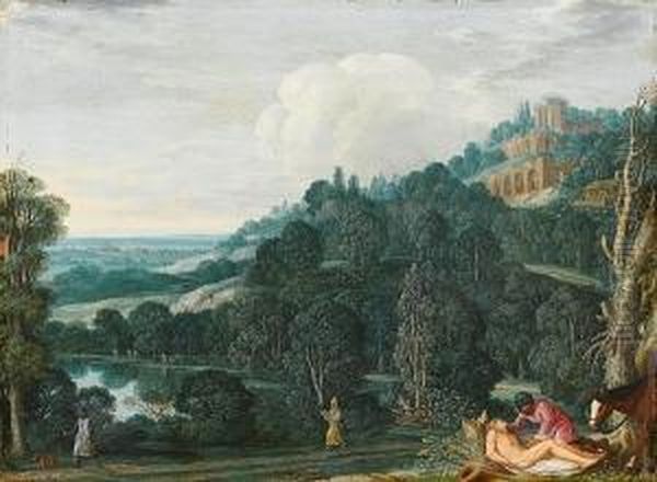 An Extensive Landscape With The Good Samaritan - view 1