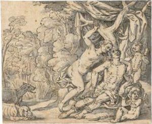 The Death Of Adonis by Johann Konig