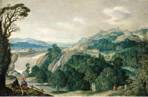 An Extensive Landscape With The Flight Into Egypt - view 1
