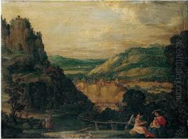 A Landscape With The Rest On The Flight Into Egypt - view 1