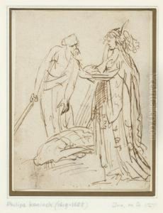 Salome Receives The Head Ofst. John The Baptist