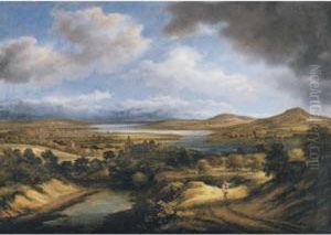 A Panoramic River Landscape A Panoramic River Landscape