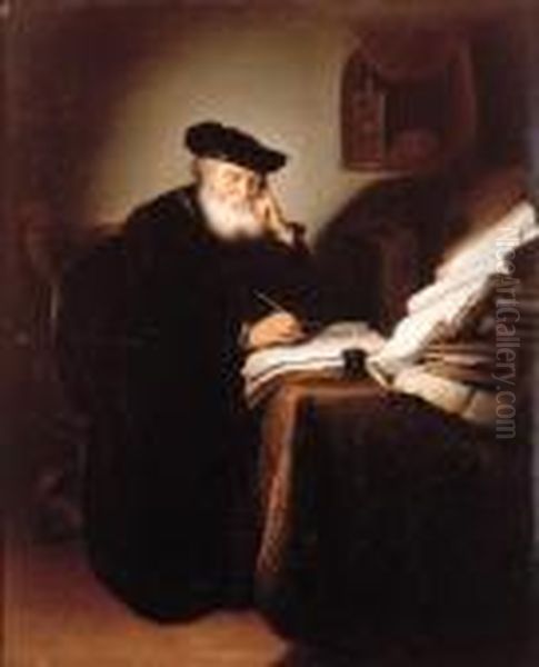 A Scholar In His Study - view 1