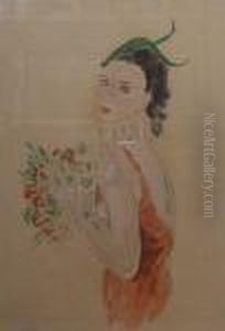 Portrait De Femme by Micao Kono