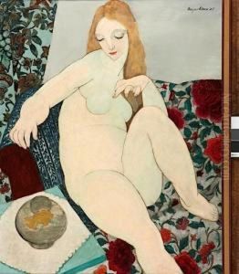 " Nu " Ou " Femme-chat" by Micao Kono