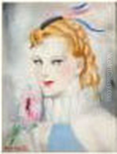 Jeune Femme A La Fraise - view 1