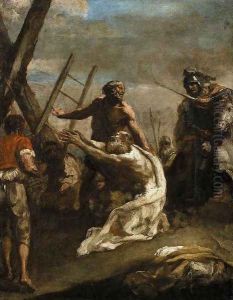 Martyrdom of St Andrew by Guillaume Courtois