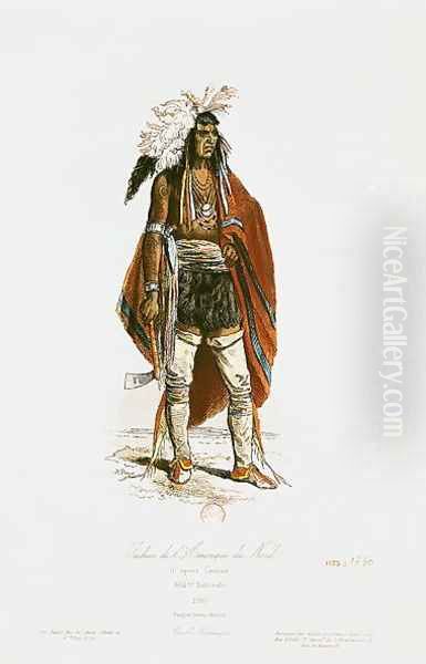 North American Indian, from 'Modes et Costumes Historiques', 1862 - view 1