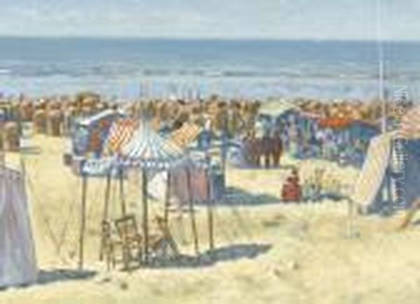 Belebte Strandpartie - view 1