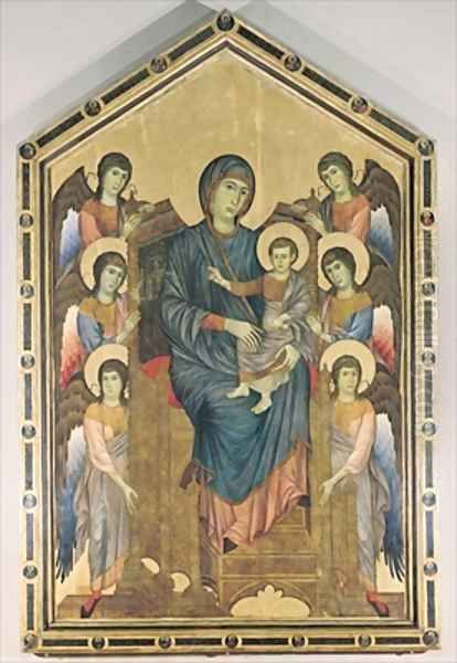 The Virgin and Child in Majesty surrounded by Six Angels - view 1