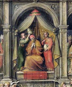 Coronation of Pope Paul II (1417-71) 1534 by Giovanni di Lorenzo Cini