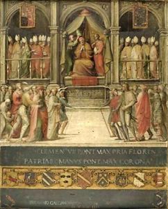 Coronation of Pope Paul II 1417-71 by Giovanni di Lorenzo Cini