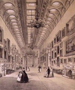 The Picture Gallery at Buckingham Palace, c.1880 by Charlotte Campbell