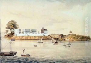 Bance Island, River Sierra Leone, Coast of Africa, Perspective Point at 1, c.1805 by Corry