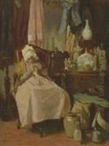 La Marchande De Bric-a-brac by Alexander Hugo Bakker Korff