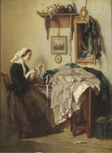 The Young Seamstress by Alexander Hugo Bakker Korff