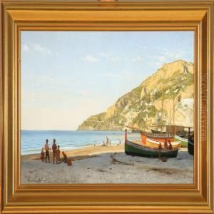 View From Coast Of Amalfi, Italy by Peter Kornbeck