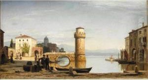 Harbour Scene by Peter Kornbeck